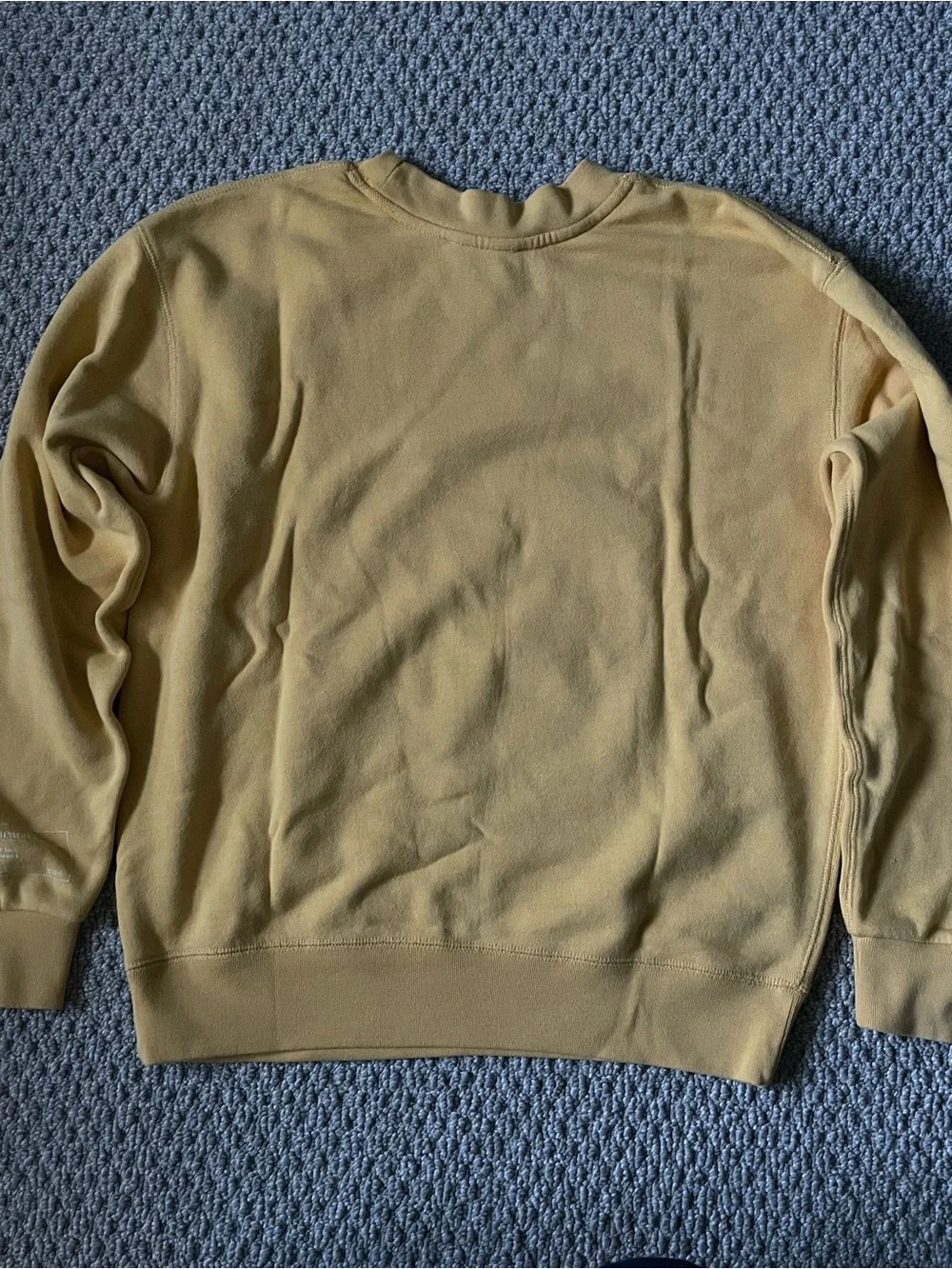 Entireworld Men's Crewneck Sweatshirt in Butter Yellow